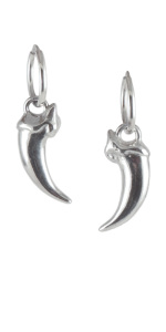 earrings claw hoops
