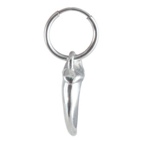 earrings claw hoops side