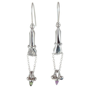 earrings fists rings fr