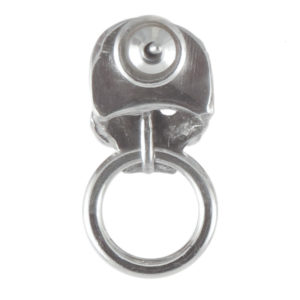 earrings skull doorknockers back