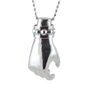 hand with stud bracelet