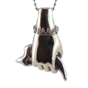 open hand with claw