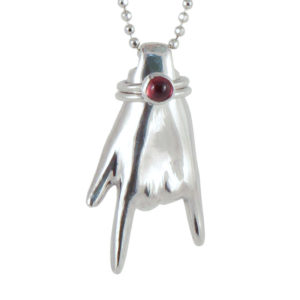 I love you hand sign pendant