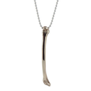 necklace bone large bronze